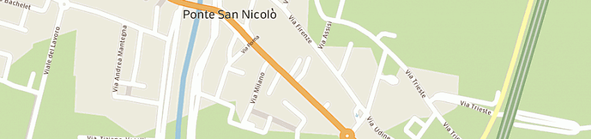 Mappa della impresa gima di boccon e zanella snc a PONTE SAN NICOLO 