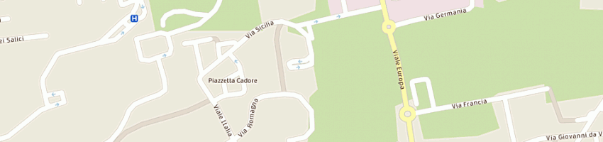 Mappa della impresa celleghin alessandro a CASTELFRANCO VENETO