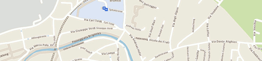 Mappa della impresa malfertheiner alois a BRUNICO