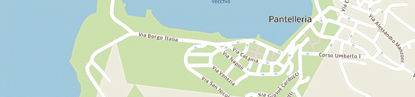 Mappa della impresa marina militare a PANTELLERIA