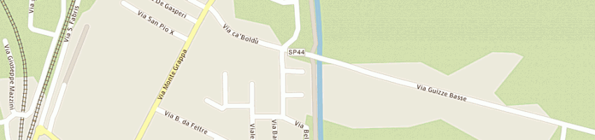 Mappa della impresa autonoleggio taxi sonia di poletto g e c (snc) a CAMPOSAMPIERO
