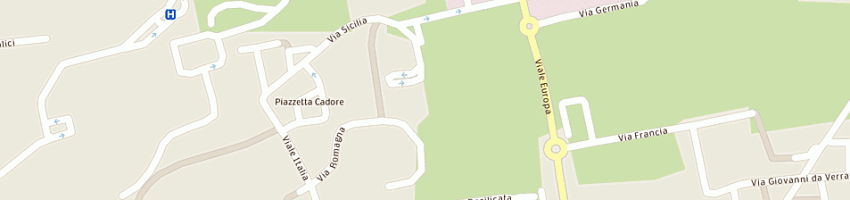 Mappa della impresa associazione tennis castelfranco veneto a CASTELFRANCO VENETO