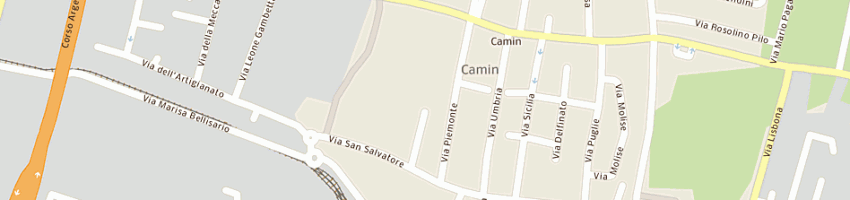 Mappa della impresa prei di saggiori alberto e c sas a PADOVA