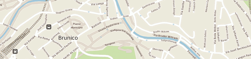 Mappa della impresa panificio frisch a BRUNICO