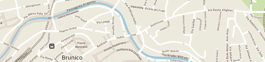 Mappa della impresa ristorante cinese bene felicita' a BRUNICO