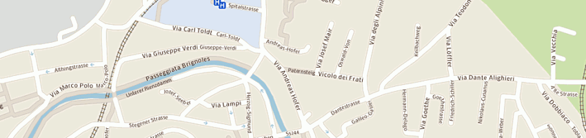 Mappa della impresa comunita' comprensoriale valle pusteria a BRUNICO