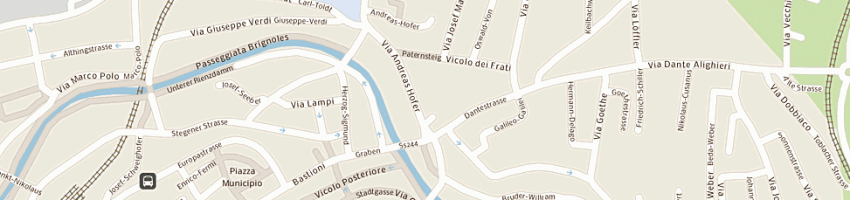 Mappa della impresa bar gibo' a BRUNICO