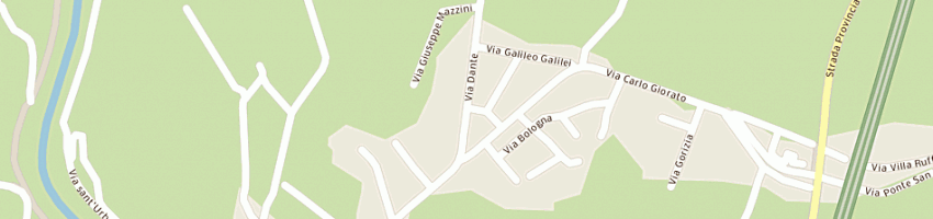 Mappa della impresa giovannini mara a PONTE SAN NICOLO 
