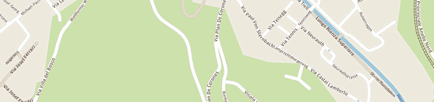 Mappa della impresa wiedemair josef a BRUNICO