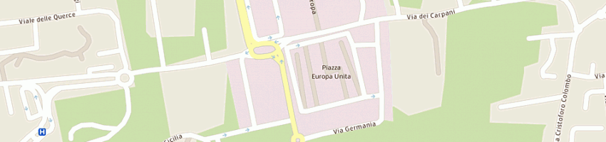Mappa della impresa european paper trading italia srl a CASTELFRANCO VENETO