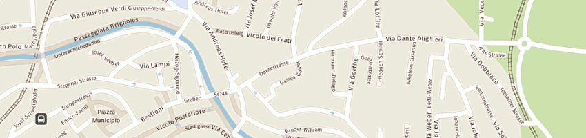 Mappa della impresa kronbichler andreas a BRUNICO
