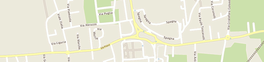 Mappa della impresa panificio quaggiotto sas di maurizio quaggiotto e c a CASTELFRANCO VENETO