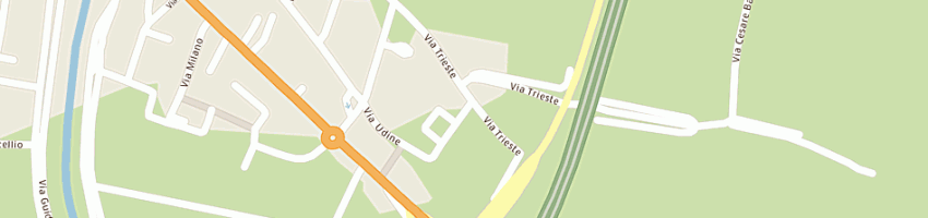 Mappa della impresa aprile giorgio a PONTE SAN NICOLO 