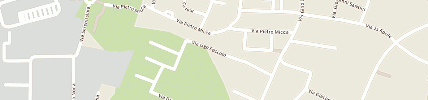 Mappa della impresa eurozapata di iaccarino mario a PADOVA