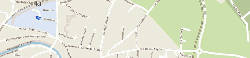 Mappa della impresa seidl egger aichner a BRUNICO