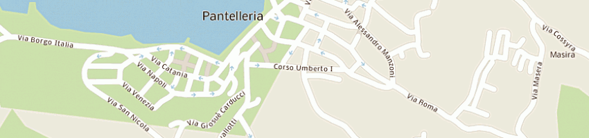 Mappa della impresa da zaza'frutta fresca a PANTELLERIA