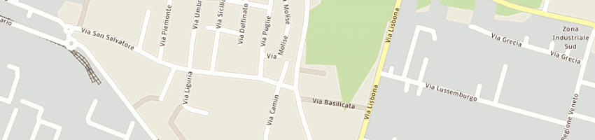 Mappa della impresa viola valentino e c snc di viola valentino e c a PADOVA