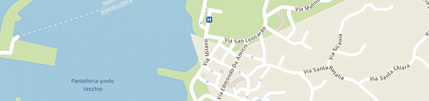 Mappa della impresa cesari vittoria a PANTELLERIA