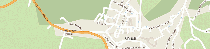 Mappa della impresa mencarini maurizio a CHIUSI