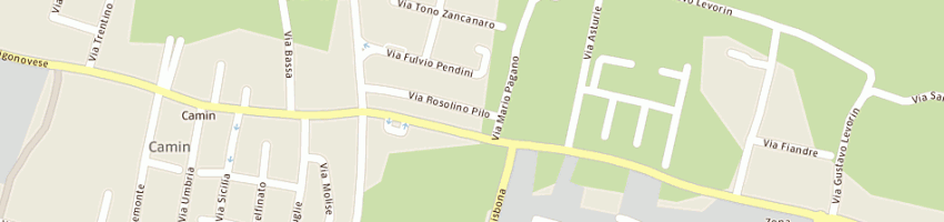 Mappa della impresa friso luigino a PADOVA