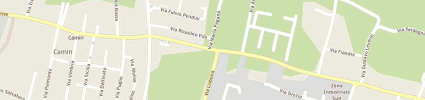 Mappa della impresa mazzoni gianni a PADOVA