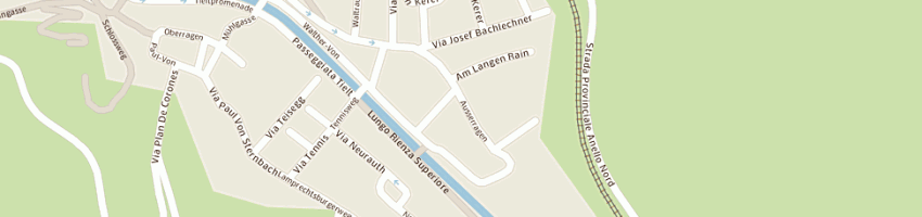 Mappa della impresa associazione la strada-der weg a BRUNICO