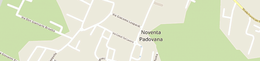 Mappa della impresa ulgelmo mauro a NOVENTA PADOVANA