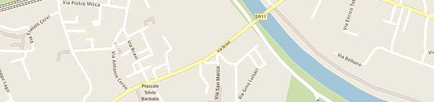 Mappa della impresa albergo autostrada a PADOVA
