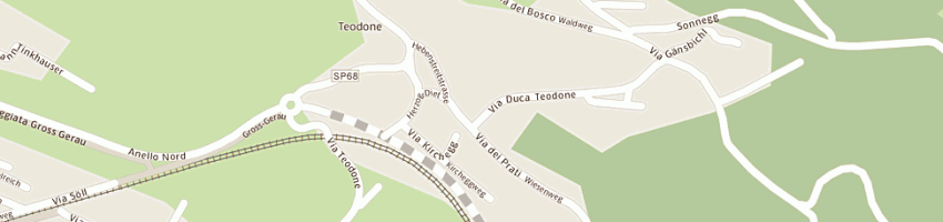 Mappa della impresa tiffany sas a BRUNICO