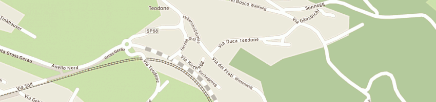 Mappa della impresa albergo blauer bock a BRUNICO