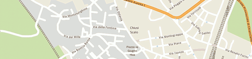 Mappa della impresa cedac di coppetti enio e c snc a CHIUSI