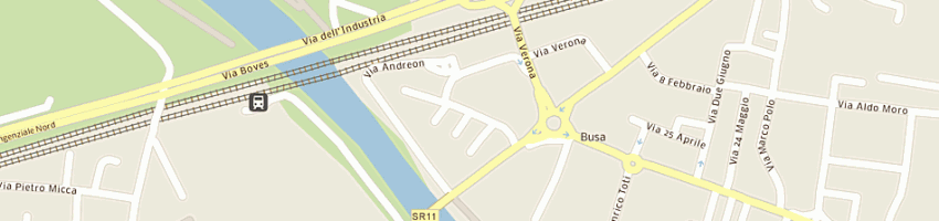 Mappa della impresa albergo resi a VIGONZA