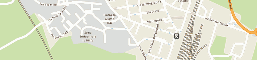 Mappa della impresa associazione pubblica assistenza a CHIUSI