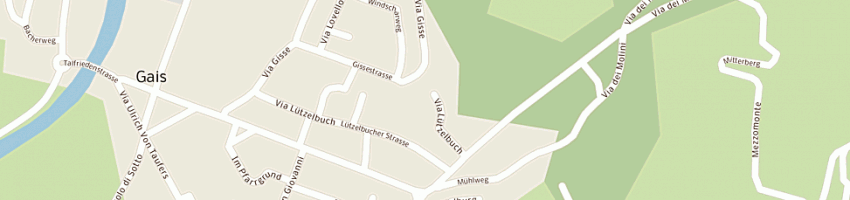 Mappa della impresa hotel panorama a GAIS