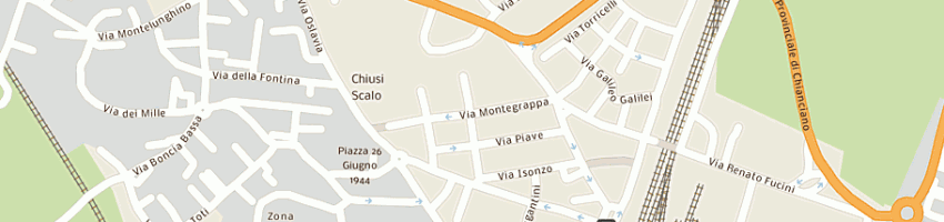 Mappa della impresa pacchieri iolanda a CHIUSI