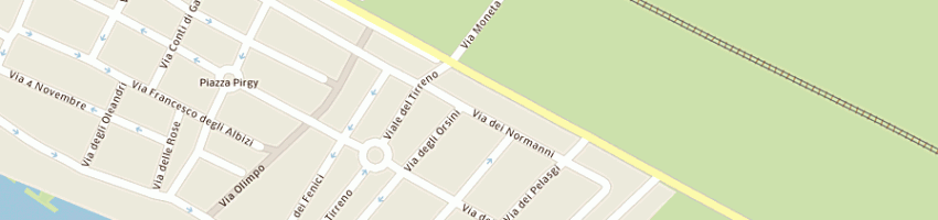 Mappa della impresa associazione anni verdi a SANTA MARINELLA