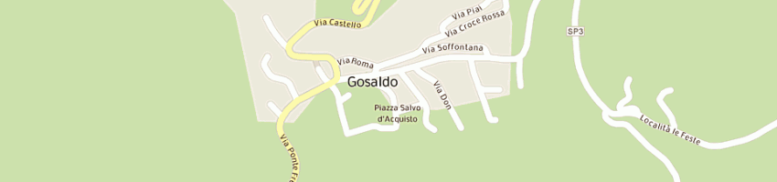 Mappa della impresa scuola materna a GOSALDO