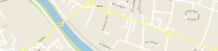 Mappa della impresa unicomm srl a VIGONZA