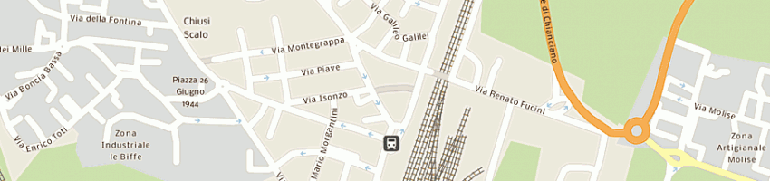 Mappa della impresa barrella francesco a CHIUSI
