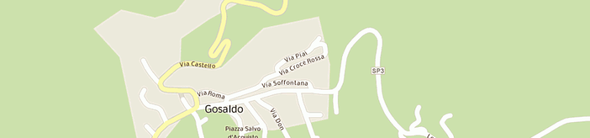 Mappa della impresa croce verde a GOSALDO