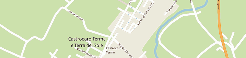 Mappa della impresa belli maurizio a CESENA