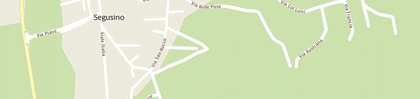 Mappa della impresa vado e torno trasporti dal din di dal din alessandro a SEGUSINO