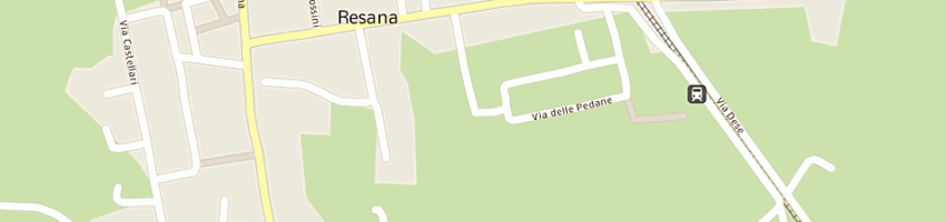 Mappa della impresa lombardi enrico a RESANA