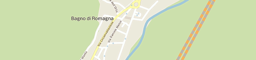 Mappa della impresa euroterme spa a BAGNO DI ROMAGNA