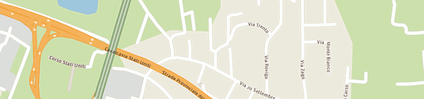 Mappa della impresa fiorin carlo a SAONARA