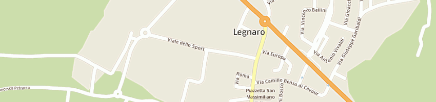 Mappa della impresa scuola media statale a LEGNARO