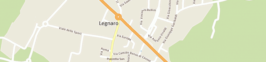 Mappa della impresa donega' luca a LEGNARO