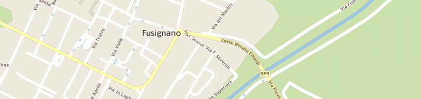 Mappa della impresa zaffagnini giancarlo a FUSIGNANO