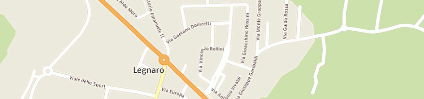 Mappa della impresa righetti giuliano a LEGNARO