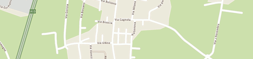 Mappa della impresa gea (srl) a SAONARA
